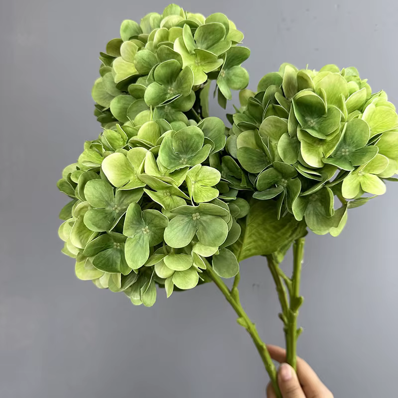Fleurs d'hortensia artificielles réalistes