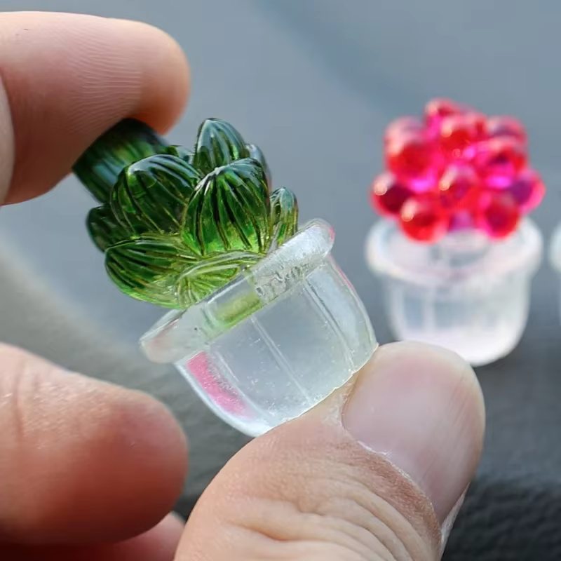 Simulation de plante de voiture en pot