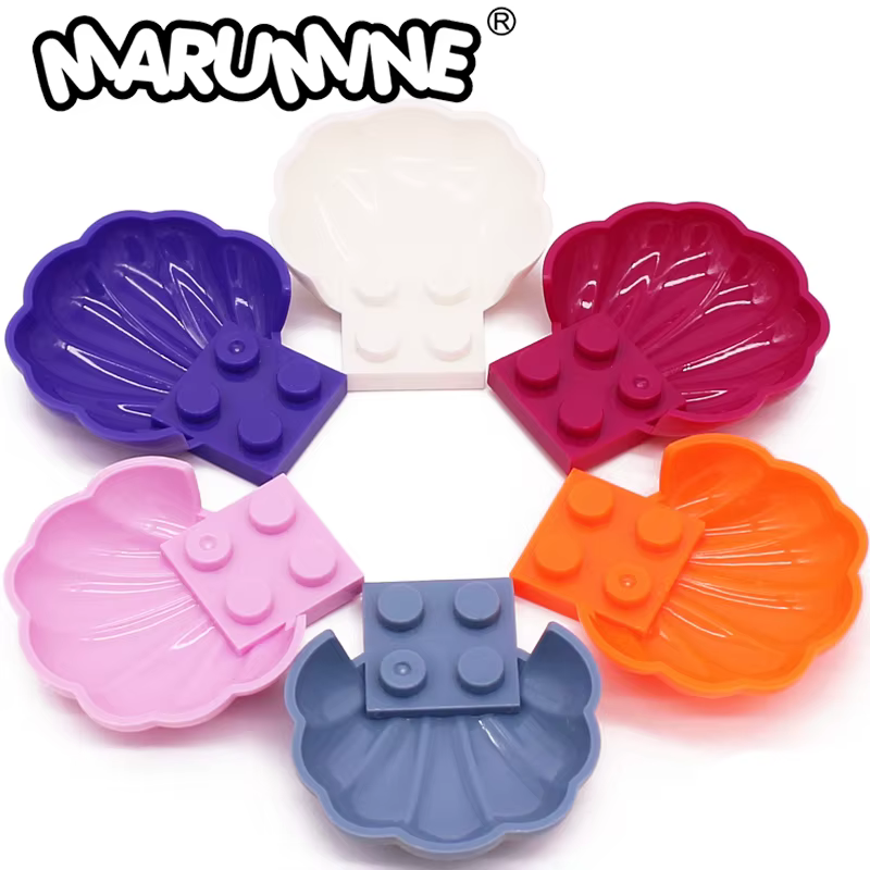 Marumine MOC – pièces de fleurs de palourde avec 4 goujons