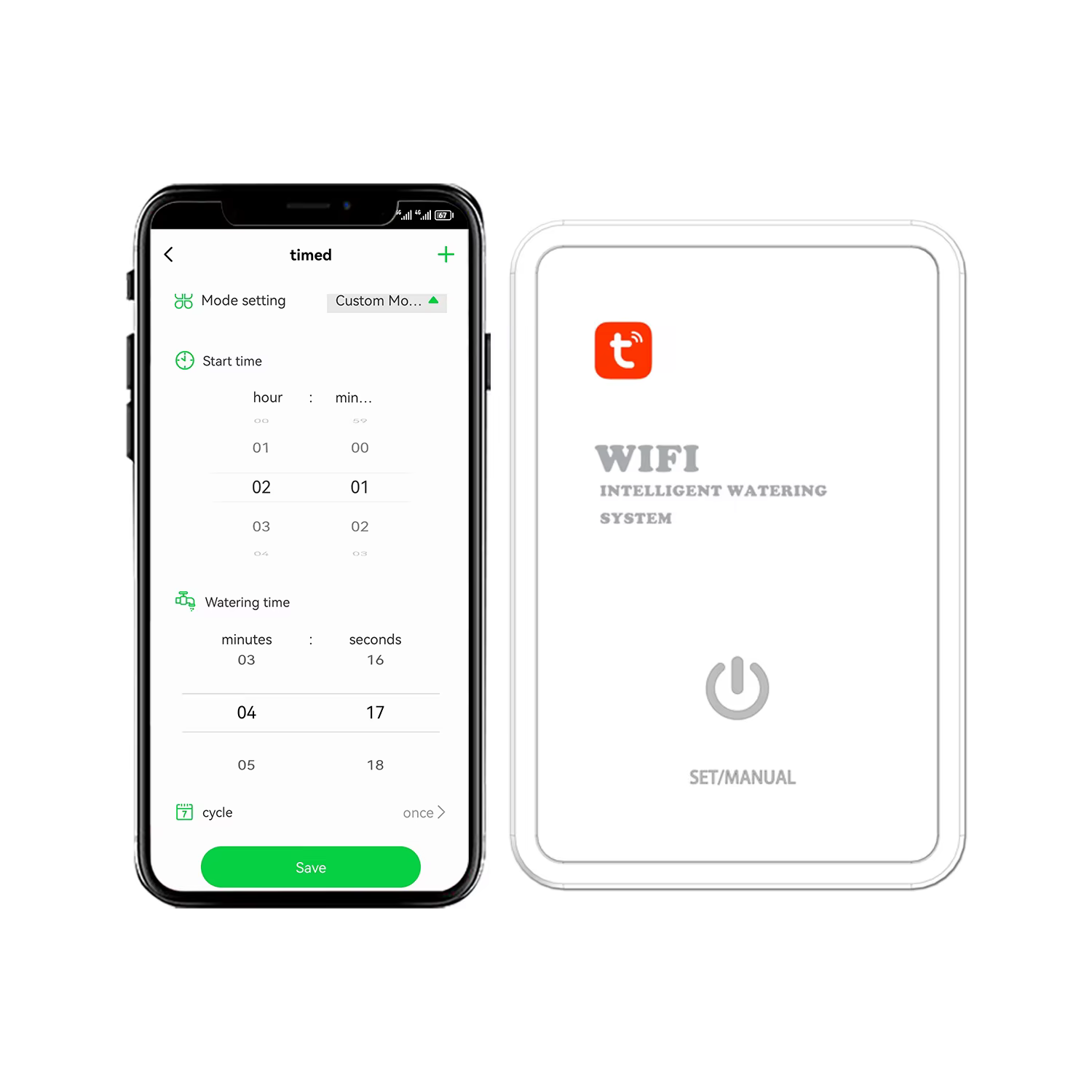 Système de pulvérisation intelligent pour plantes de jardin