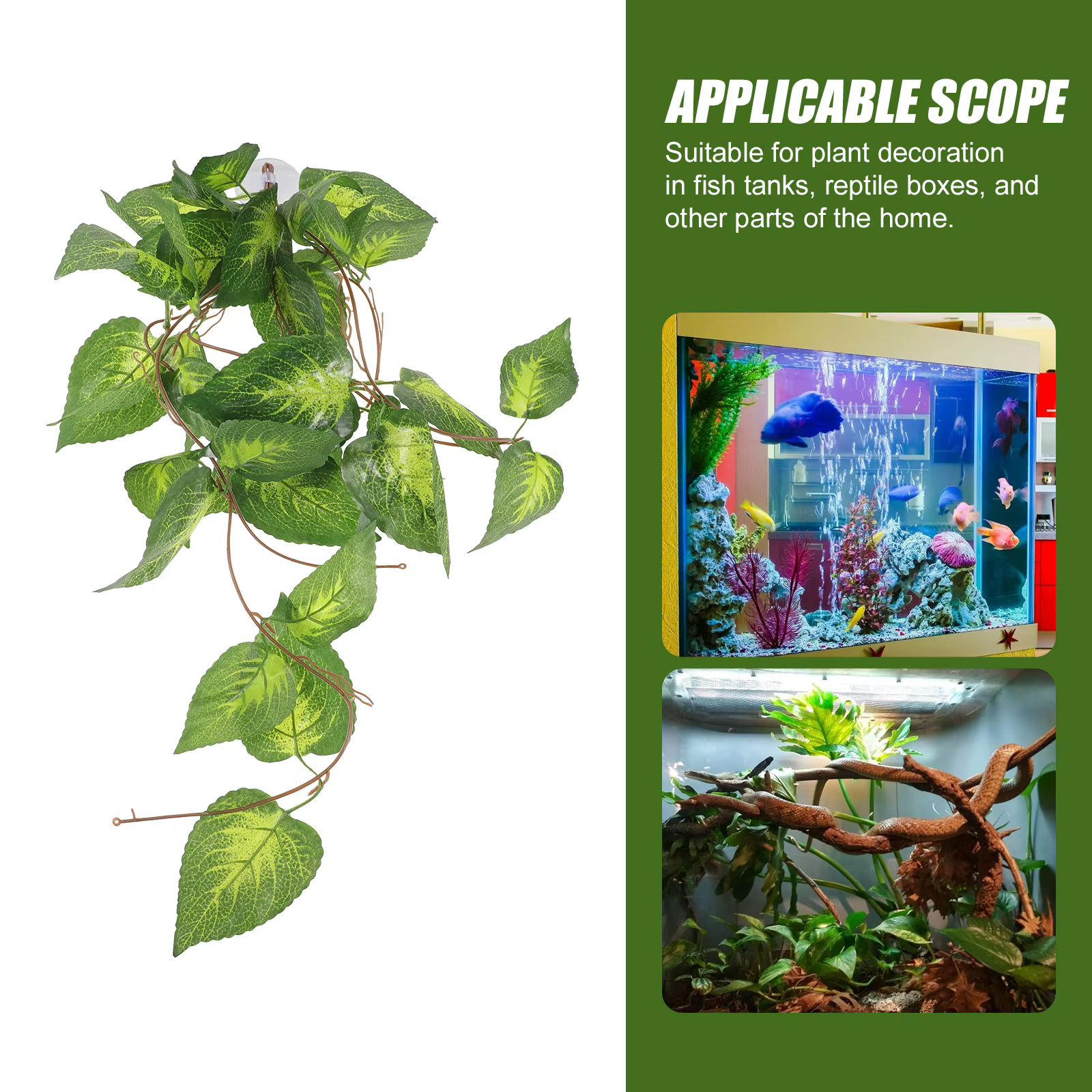 Plantes de Reptile artificielles réalistes