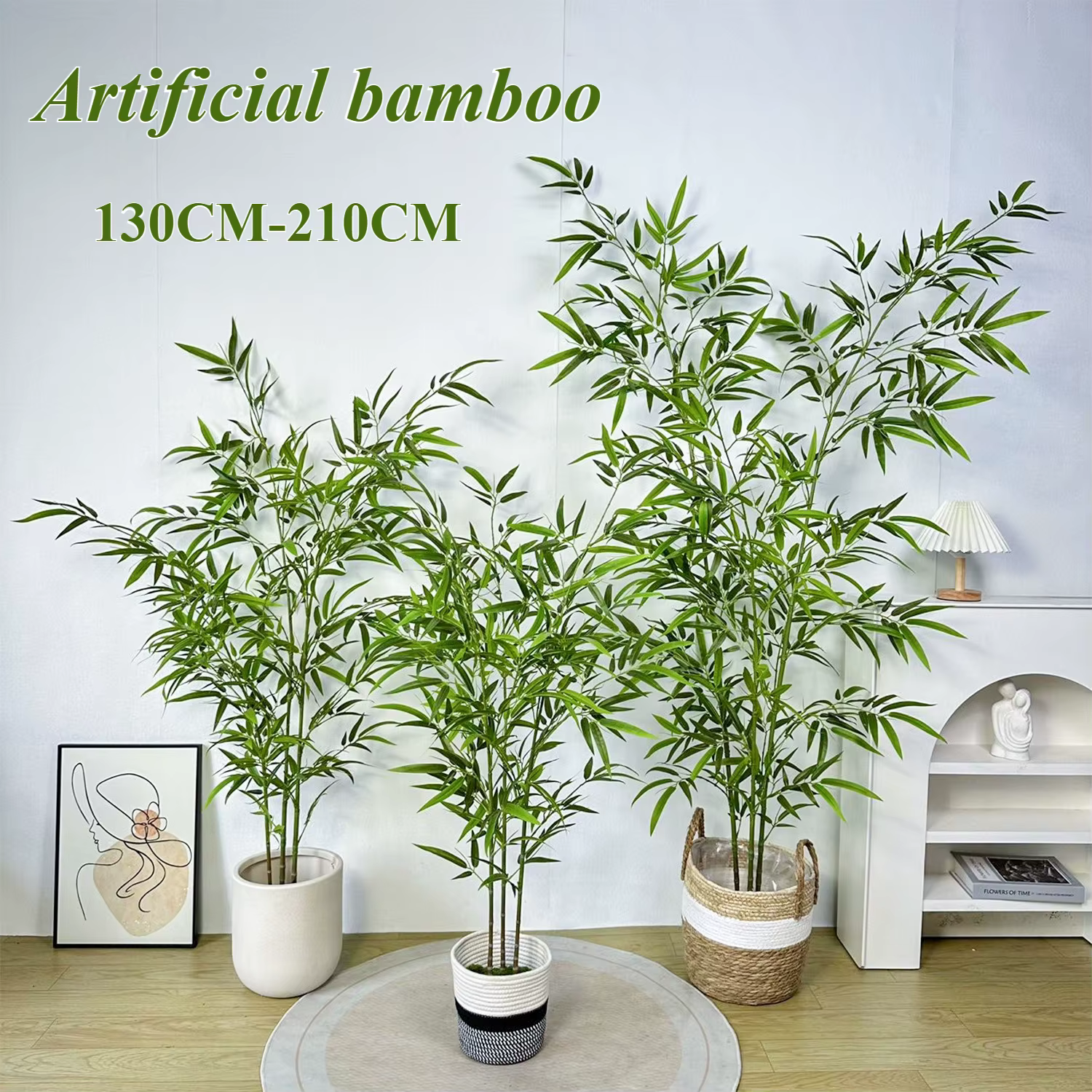 Bambou artificiel PVC matériel grand
