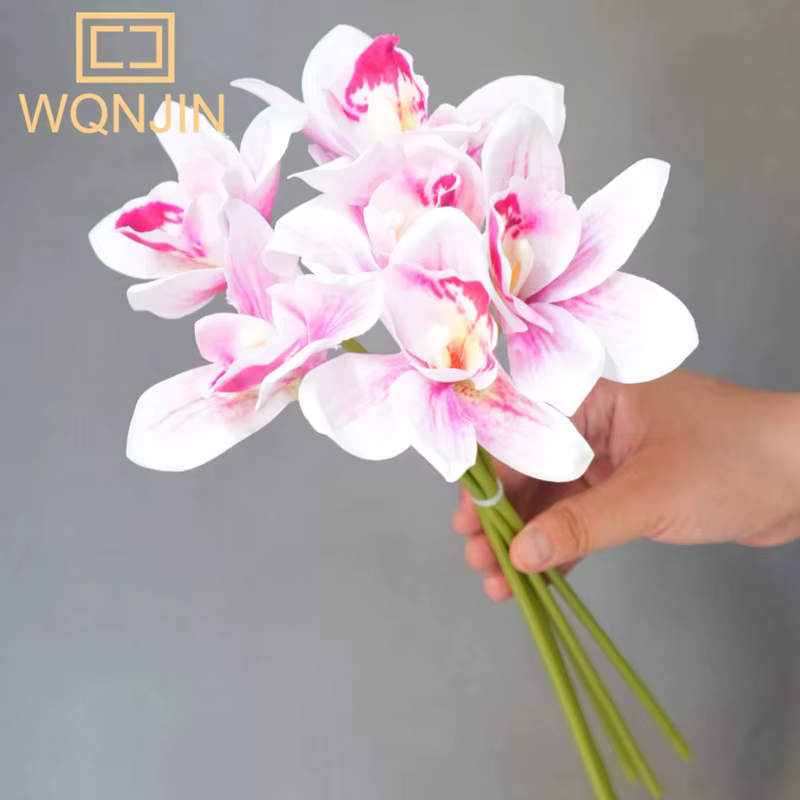 Vases orchidées papillon pour la décoration intérieure