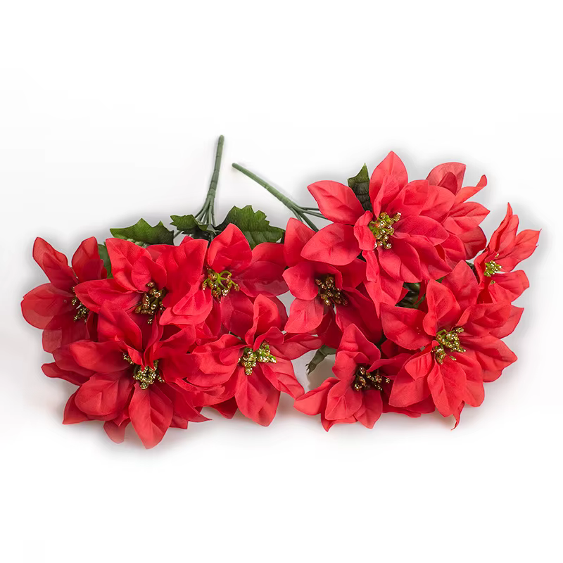 Arbuste de poinsettia Élen tissu