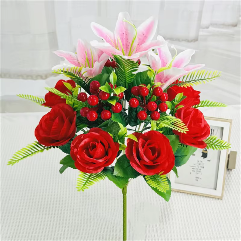 Simulation de fleurs, nouveau Bouquet de fausses