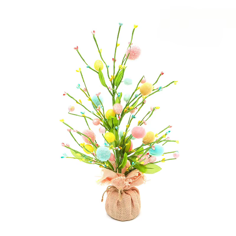 Bouquet de fleurs d'œuf de pâques 2025