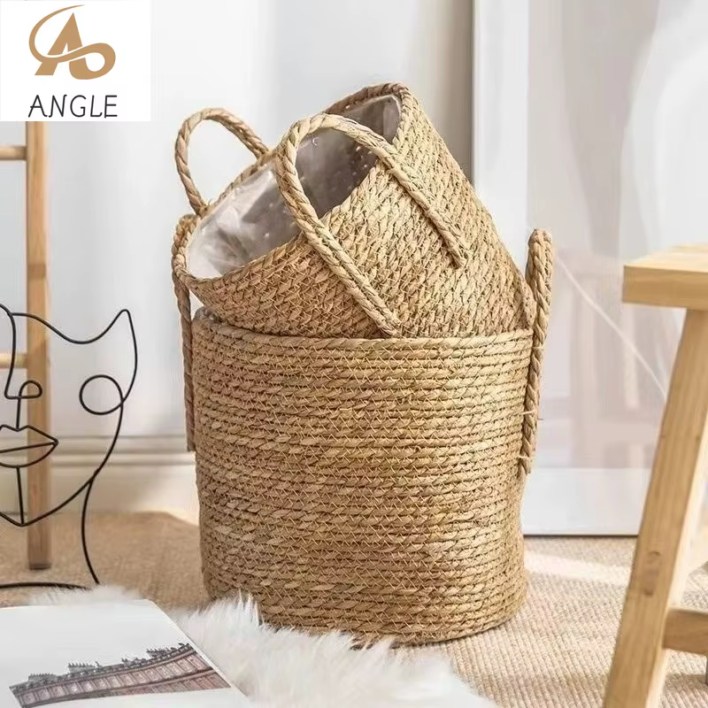 Panier de jardinière en osier naturel