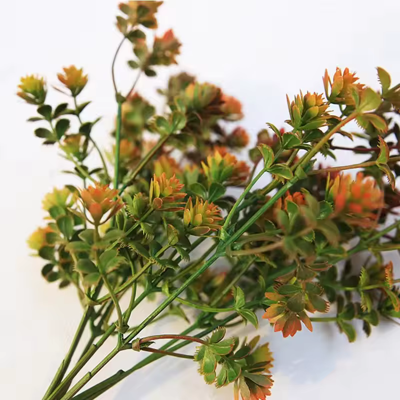 28 têtes de plantes succulentes artificielles