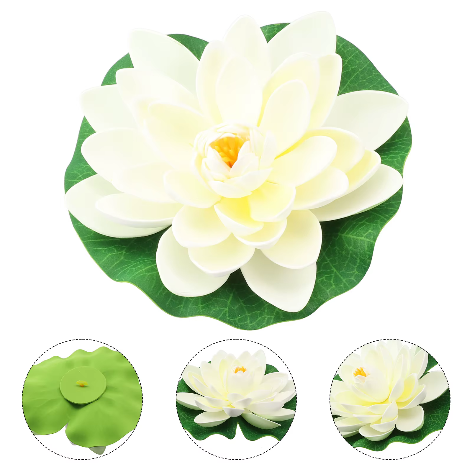 Lotus flottant en plastique