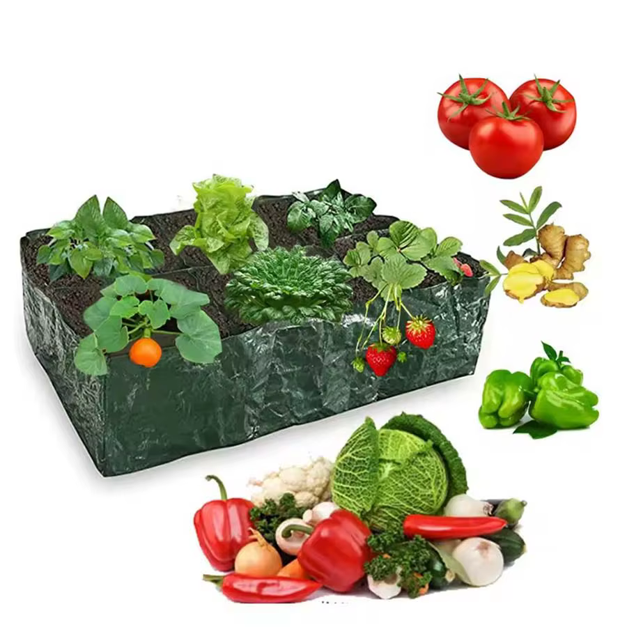 4/6/8 grilles sac de culture plante jardinière légumes fleur pépinière Pot de fleurs rond