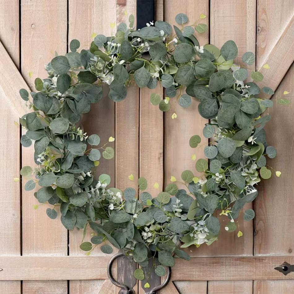 Plante artificielle, feuille verte