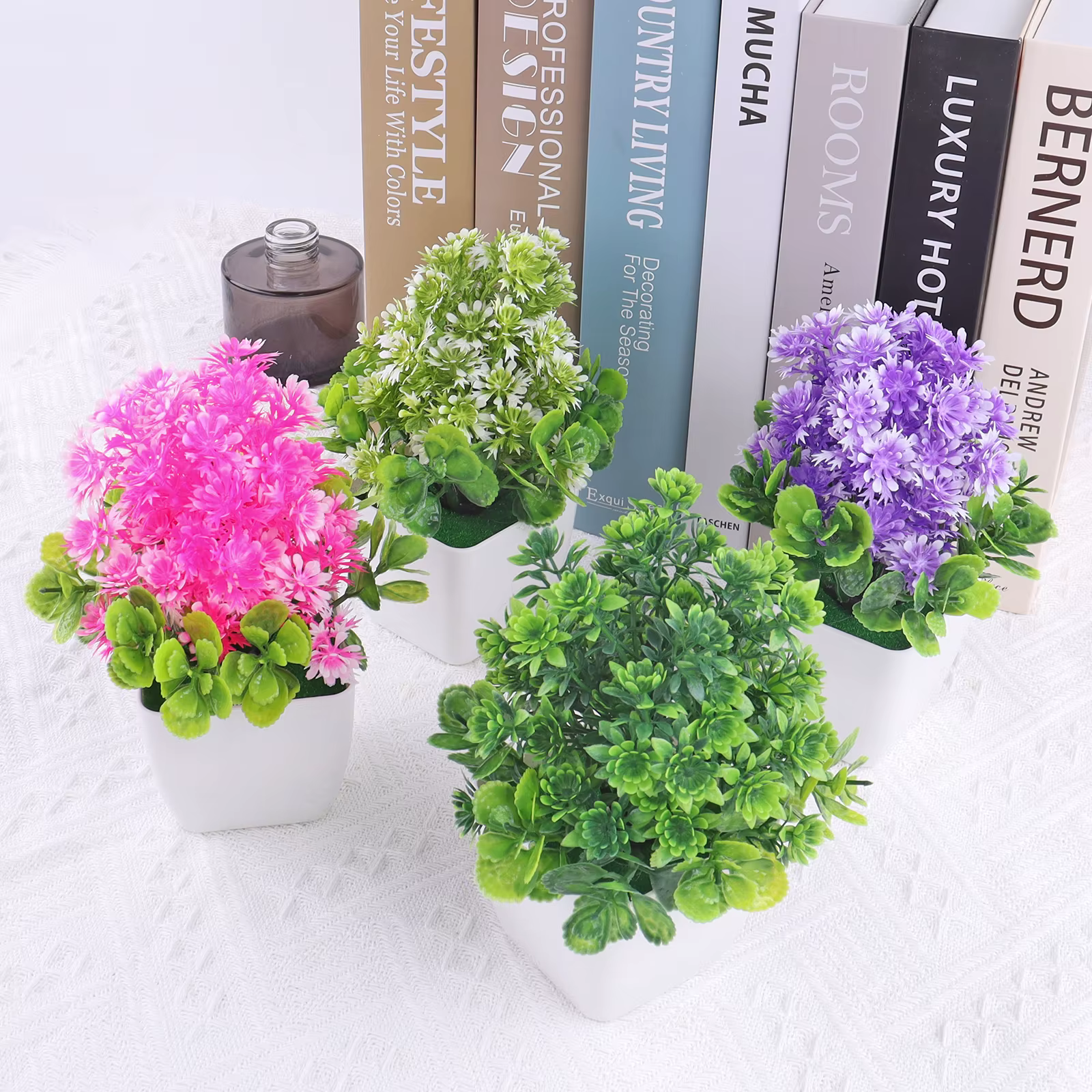 Artificielles Plantes d'Aloès Mini Plantes Forme Bonsaï