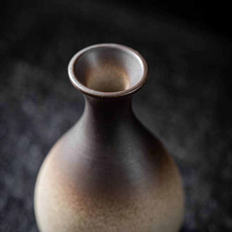 Vase à fleurs vintage en céramique