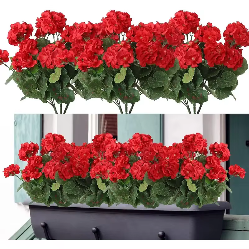 Plante artificielle en soie