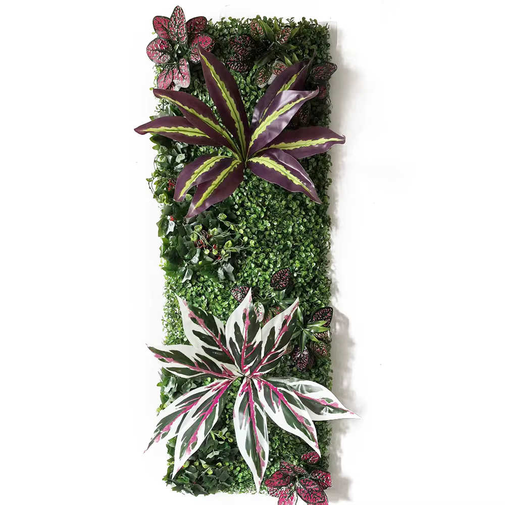 Nouveau panneau mural en herbe artificielle de 40 cm * 120 cm