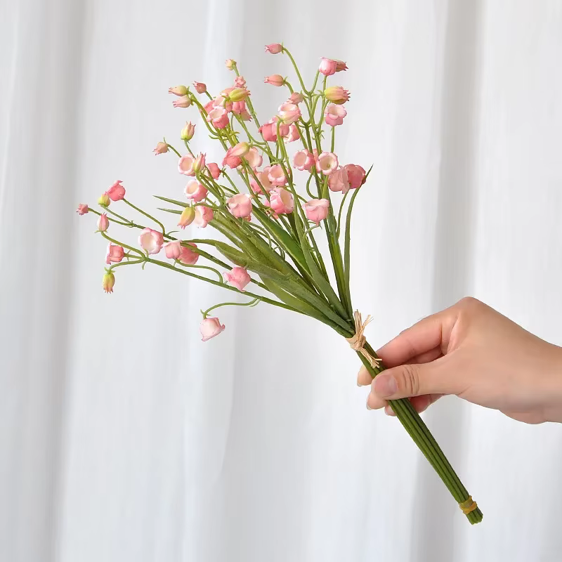 Bouquet de fleurs artificielles de muguet