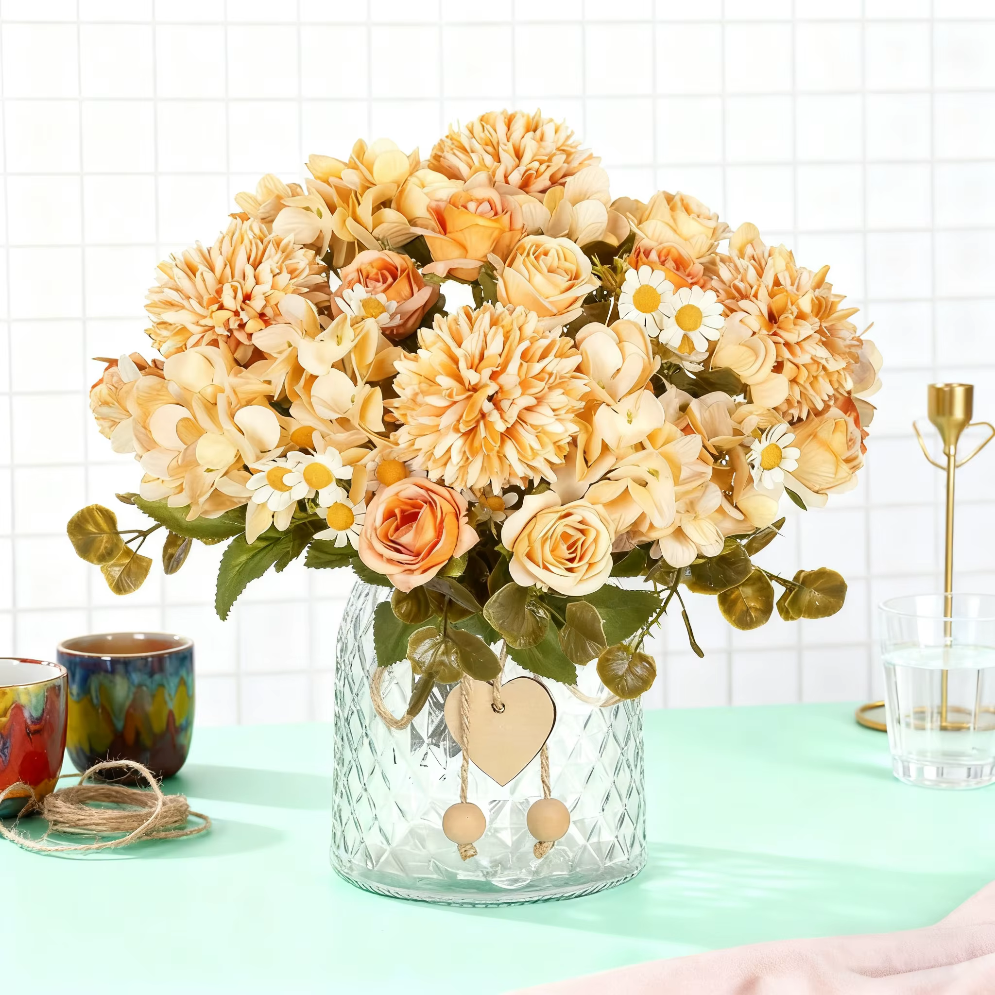 Fleurs artificielles de camomille