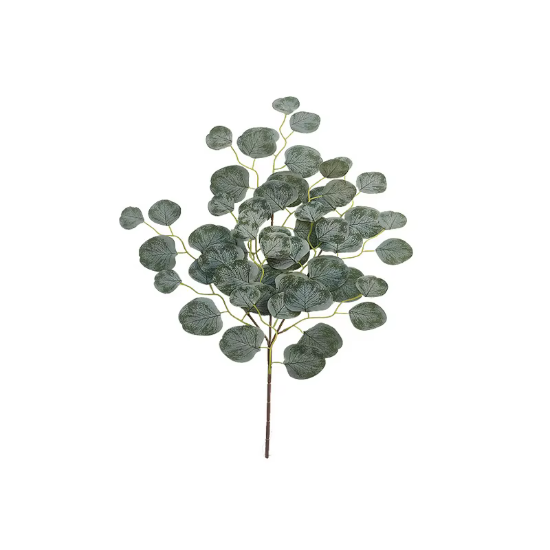 Aloès vert 6 pièces plante de Simulation de mariage feuille d'eucalyptus en soie fausse fleur plantes vertes