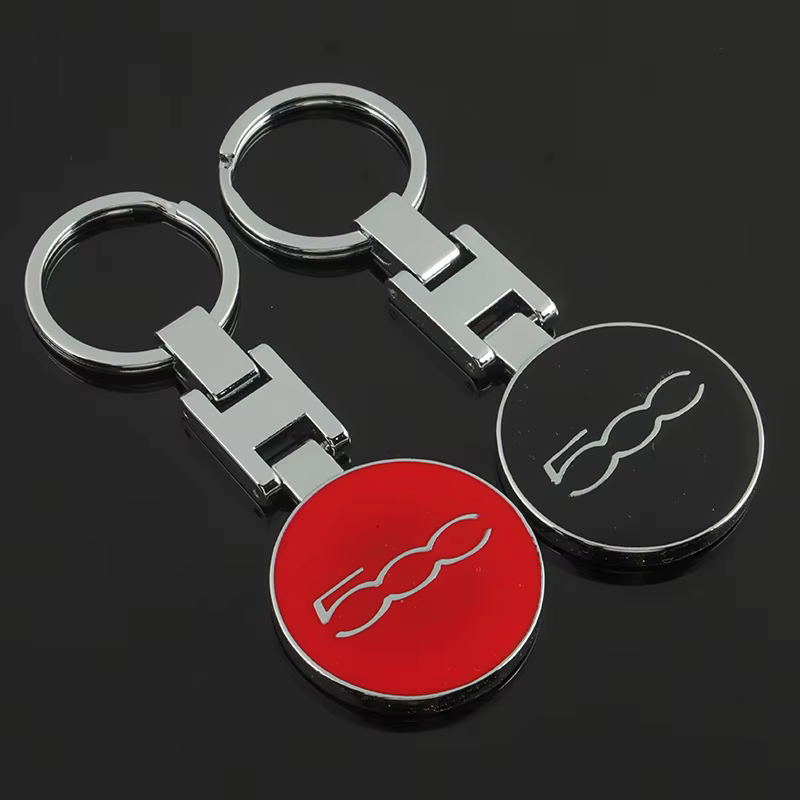 Porte-clés de voiture, emblème automatique, accessoires pour Fiat Abarth 500 Tipo FR Punto Ducato Stilo Palio Bravo Alfa Romeo