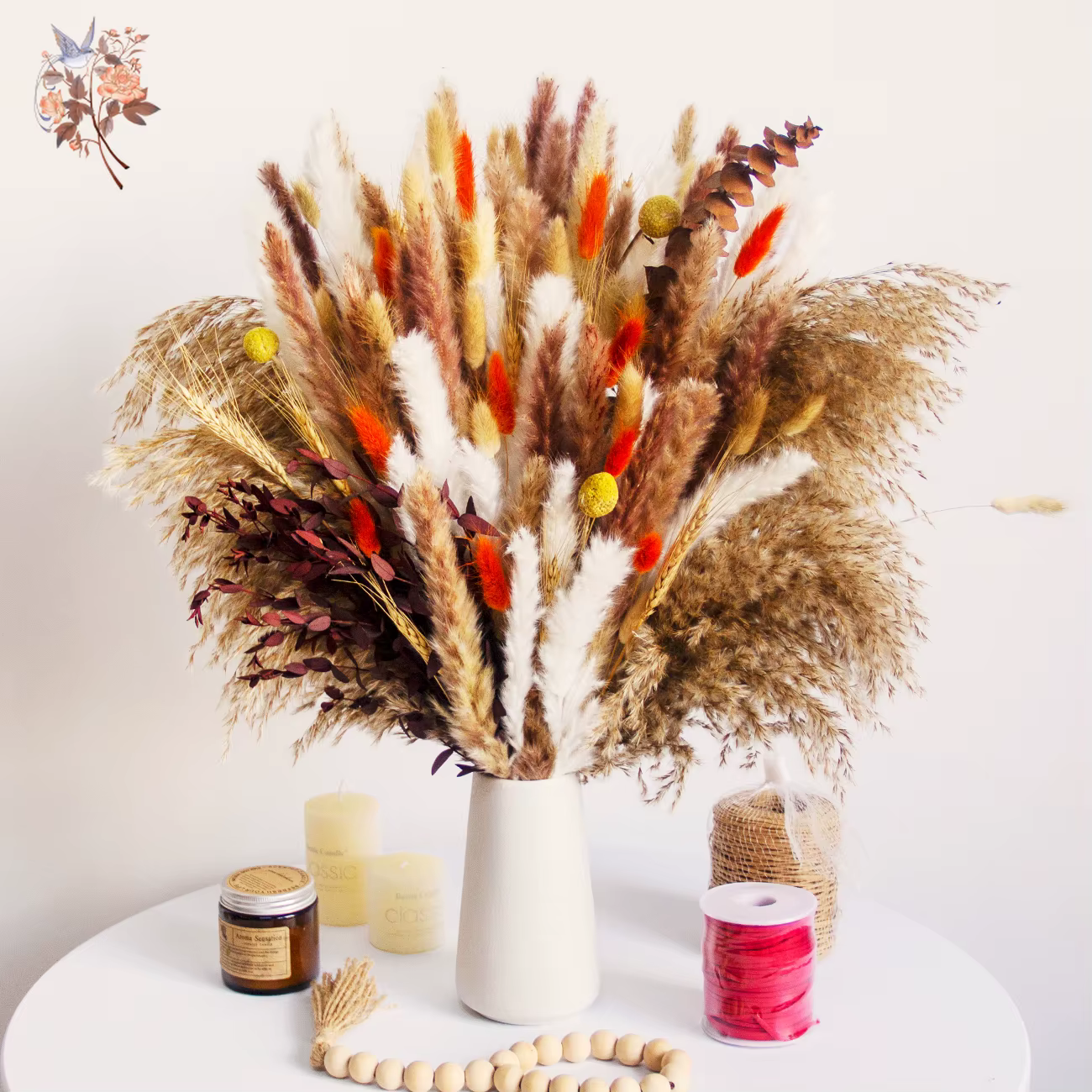 Bouquets de Pampas Moelleux