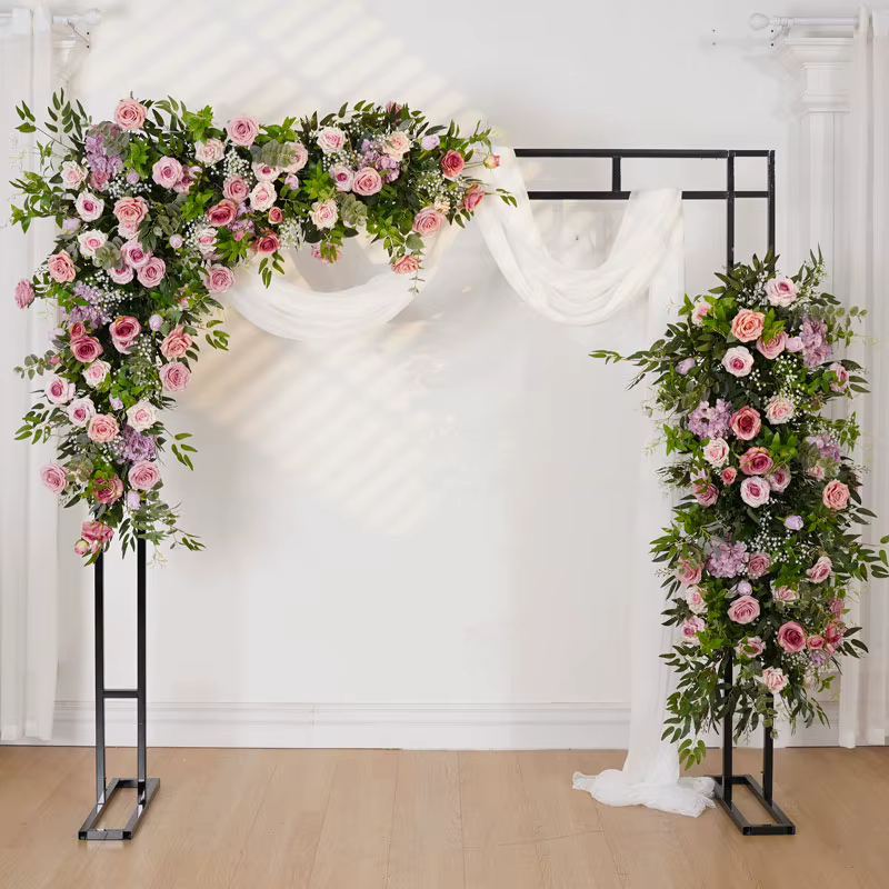 Arrangement de fleurs d'angle suspendu