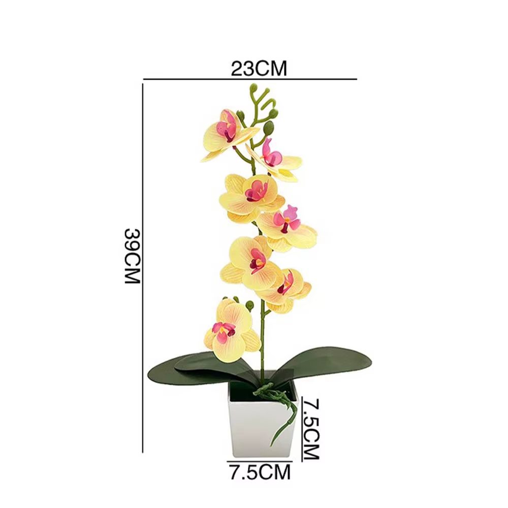 Fleur simulée, orchidée papillon