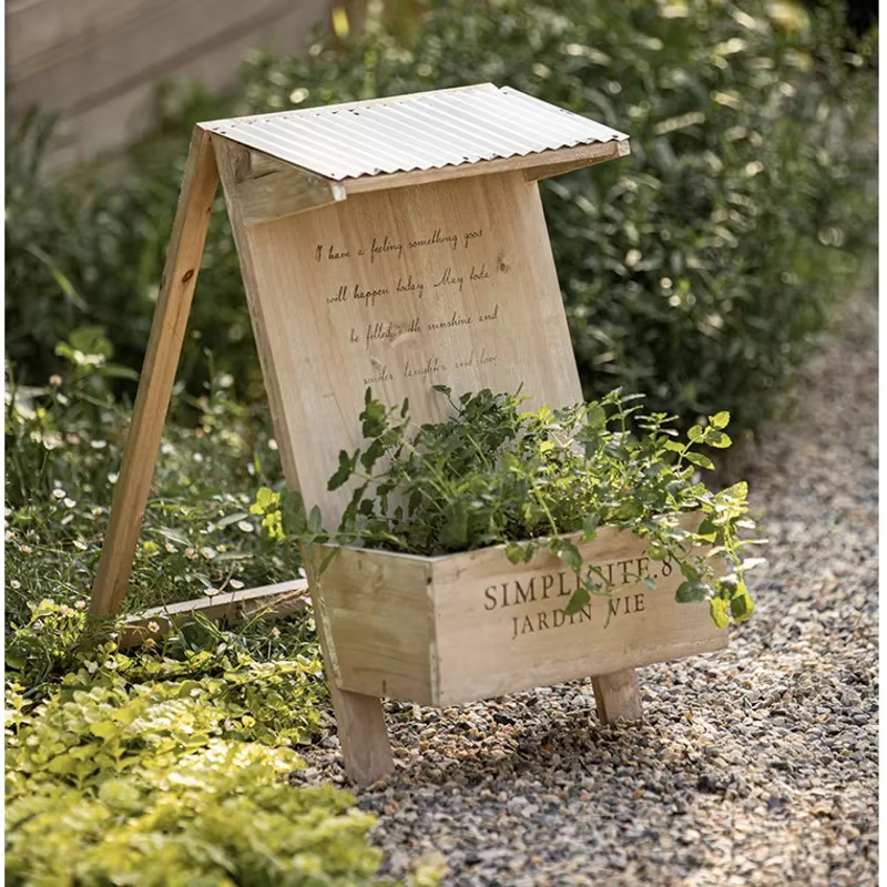 Support de fleurs de plantation de cour