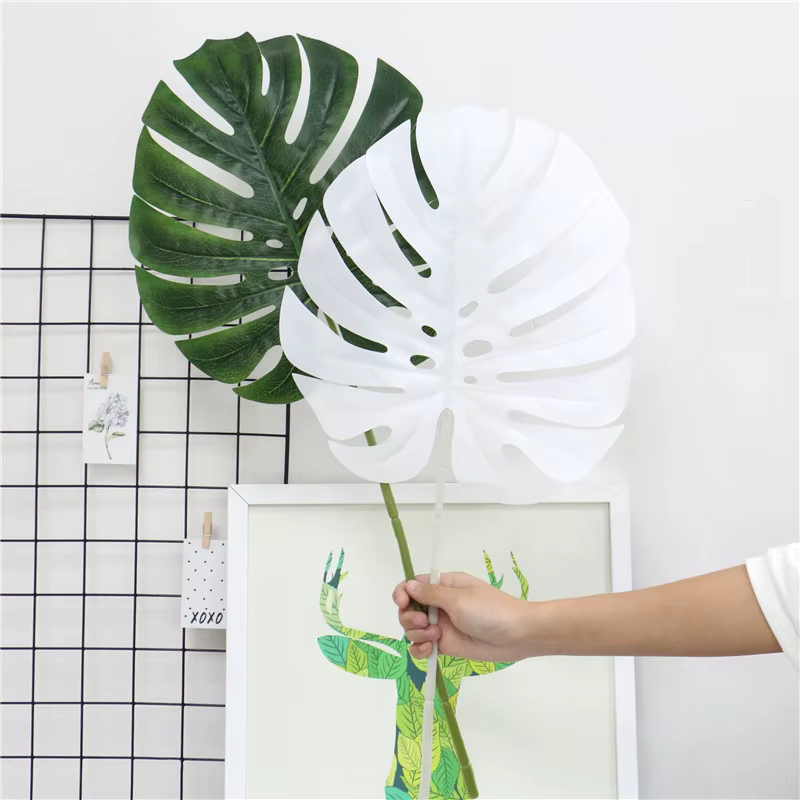 Feuilles artificielles de dos de tortue en latex