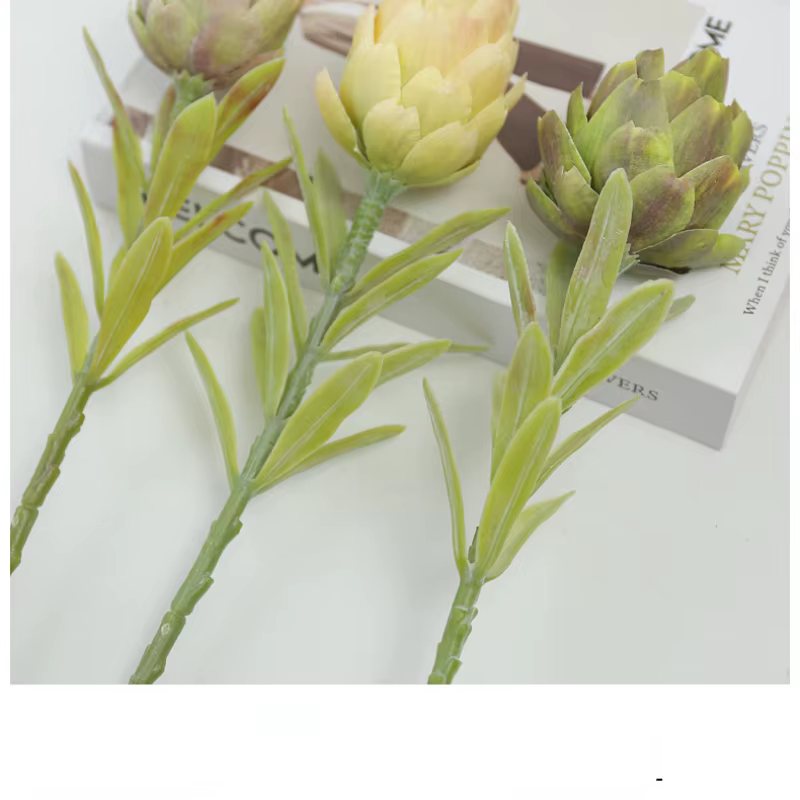 Artichauts Artificiels Fruits et Plantes Vertes