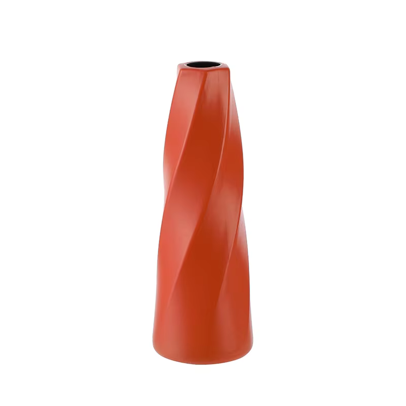 Vase à fleurs en plastique blanc
