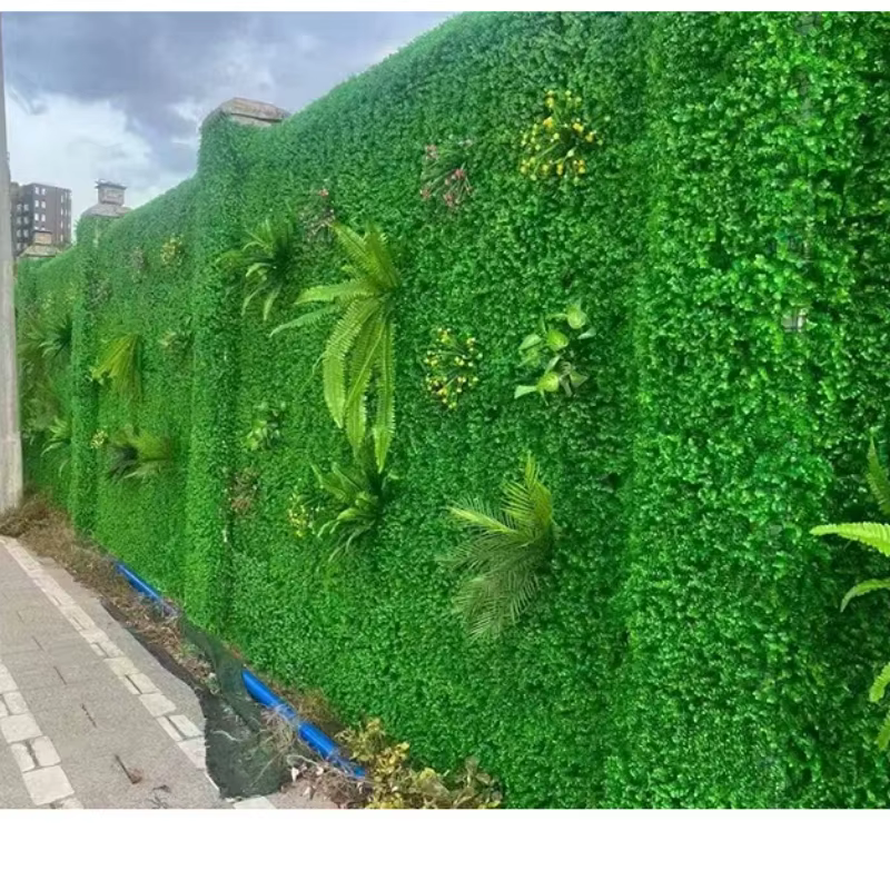 Simulation de mur de plante verte