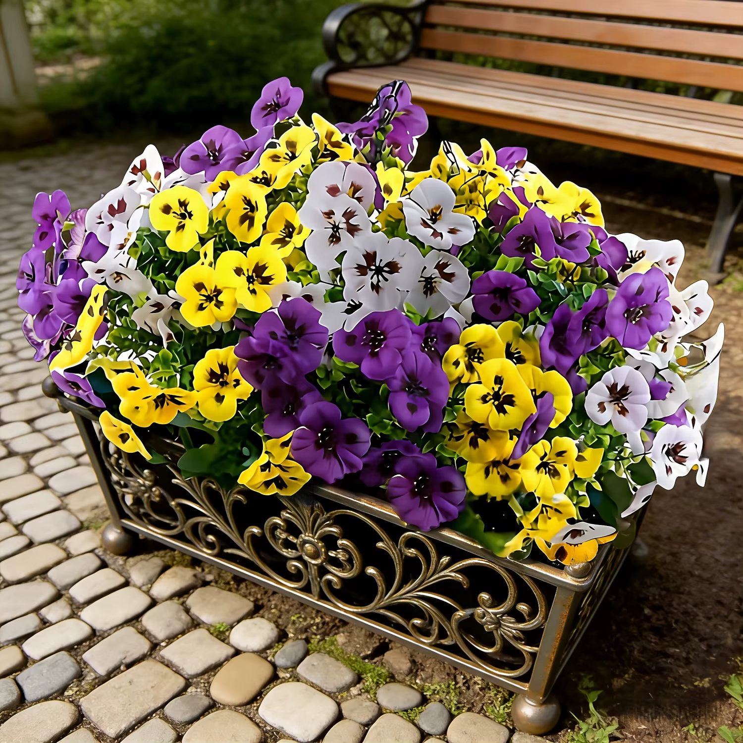 30 bouquets de fleurs artificielles (pâquerettes et marguerites)