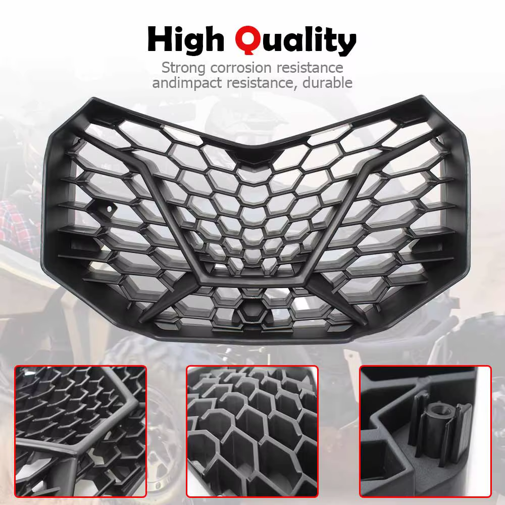 Grilles de radiateur avant en maille principale pour Can-Am Maverick X3 Max XDS XRS XRC XMR Turbo R RR 2/4 portes 2017 et plus récents