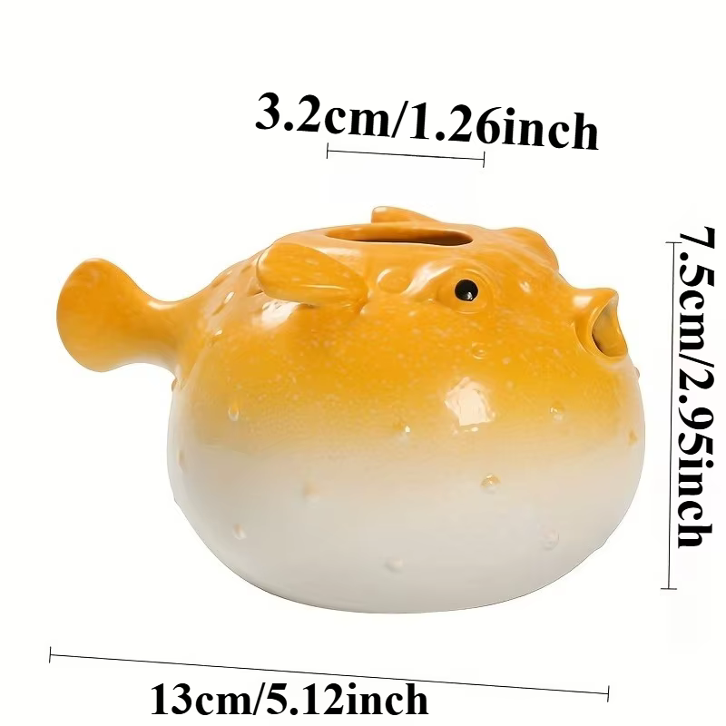 Poisson en céramique succulente planteur Globefish poterie bonsaï Pot Cactus plante Pot de fleurs Air