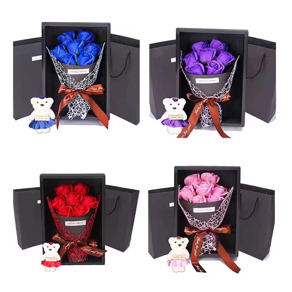 Fleurs artificielles pour la Saint-Valentin