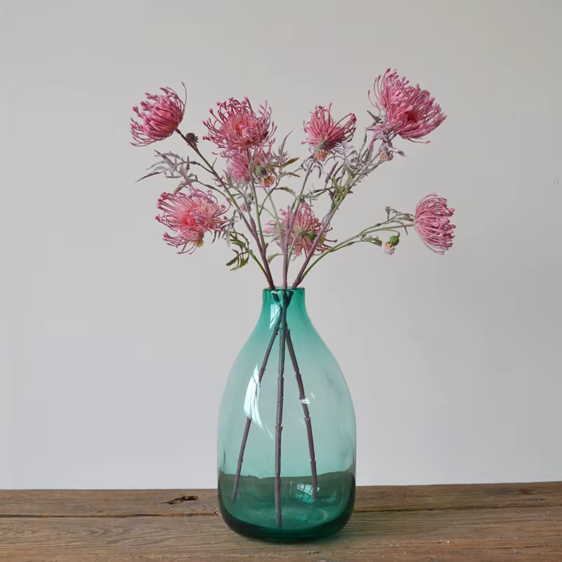 Fleurs Artificielles en Plastique Floquées