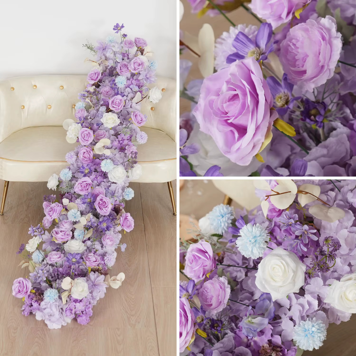 Uflower – fleurs artificielles violettes