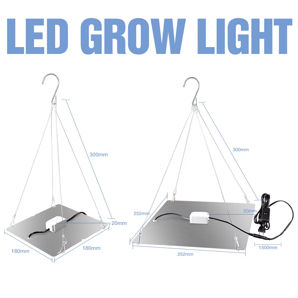 LED plante d'intérieur lumière spectre complet LED panneau de culture Phyto lampe