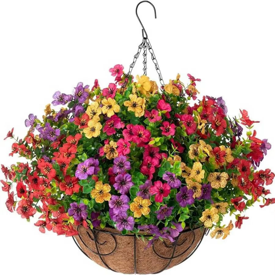 Fleurs artificielles en soie de 35 cm