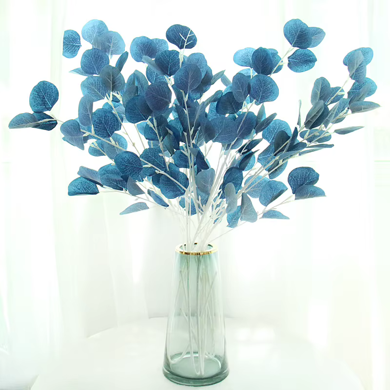 Feuilles d'abricot artificielles vertes