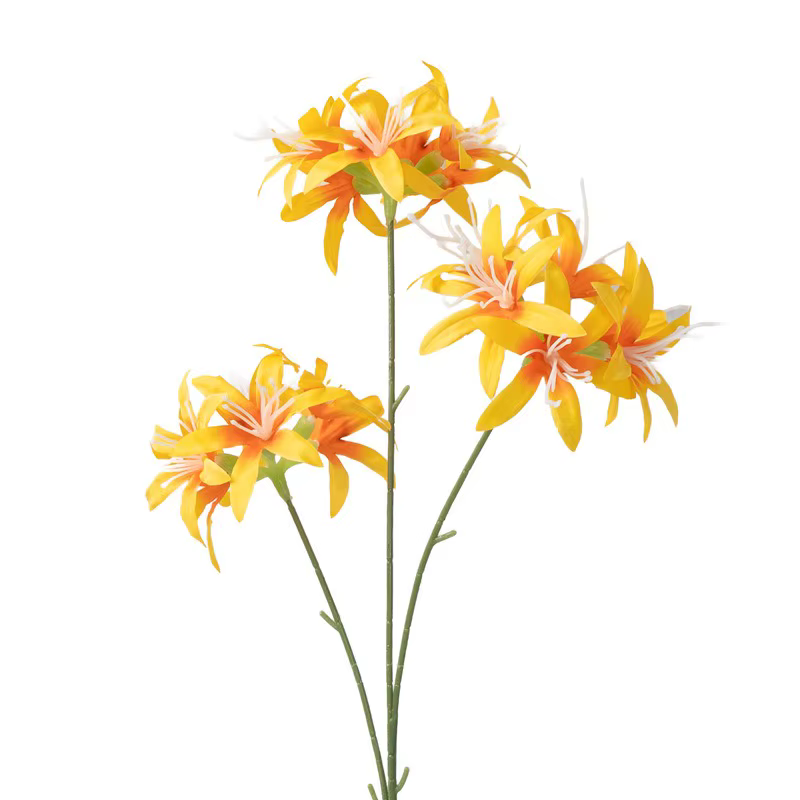 12 pièces de fleurs artificielles en soie