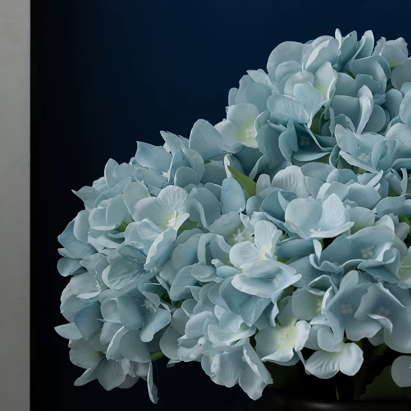 6 grandes fleurs d'hortensia artificielles