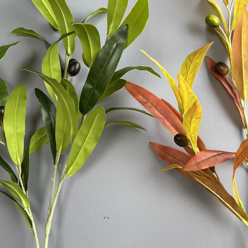 5 pièces de plantes artificielles à toucher réel