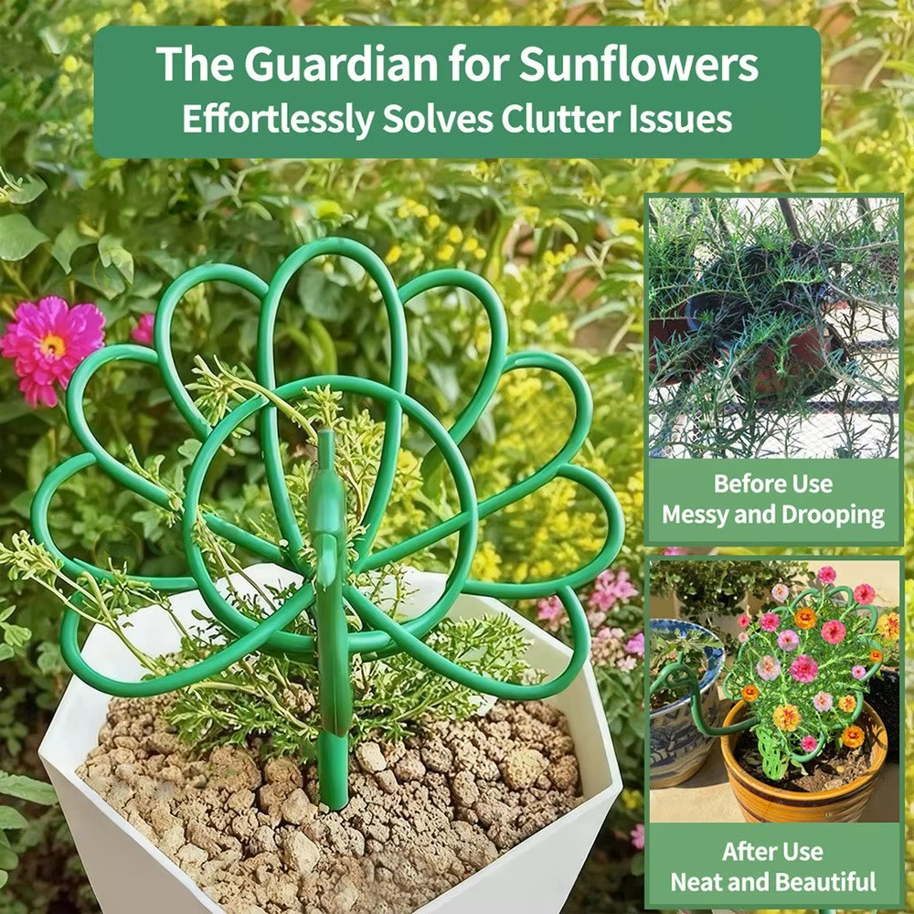 Nouveau support de plante en forme de paon pour extérieur