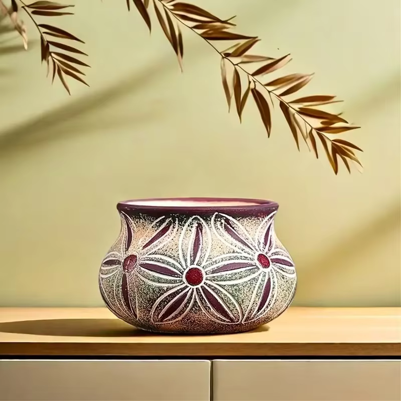 Pots de jardin succulents en céramique