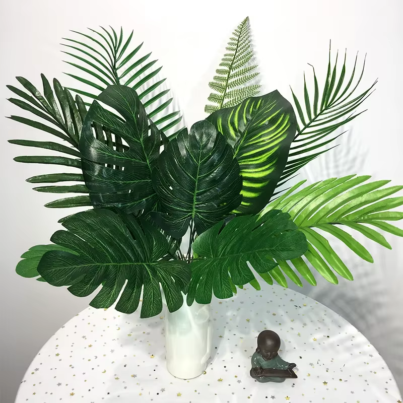 Feuilles artificielles en plastique