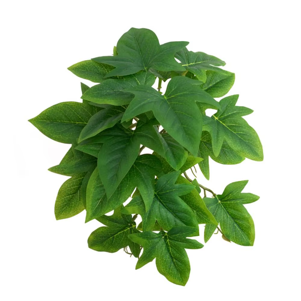 23 feuilles de plantes artificielles vertes
