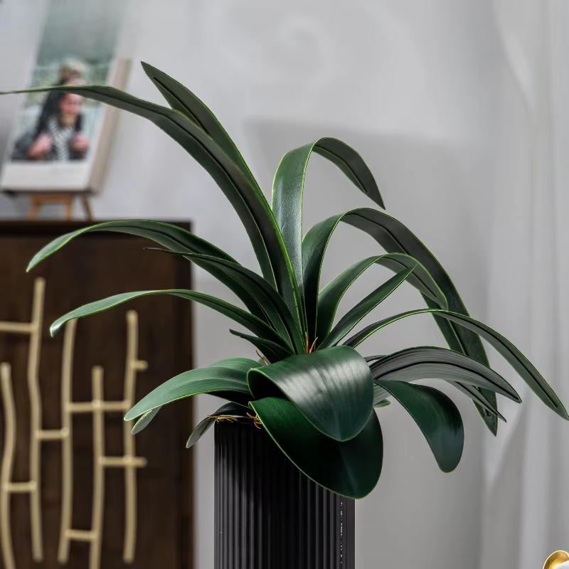 6 pièces de fausses fleurs en plastique