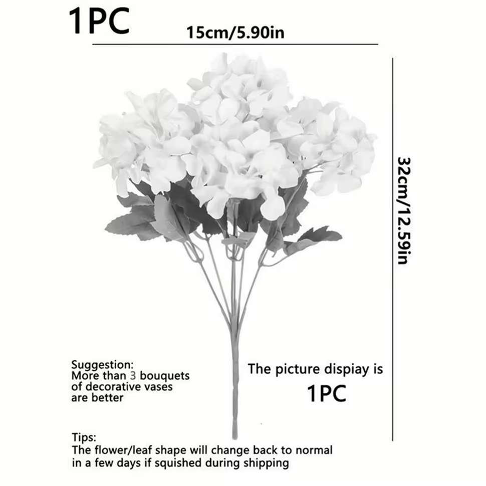 Fleurs artificielles en soie