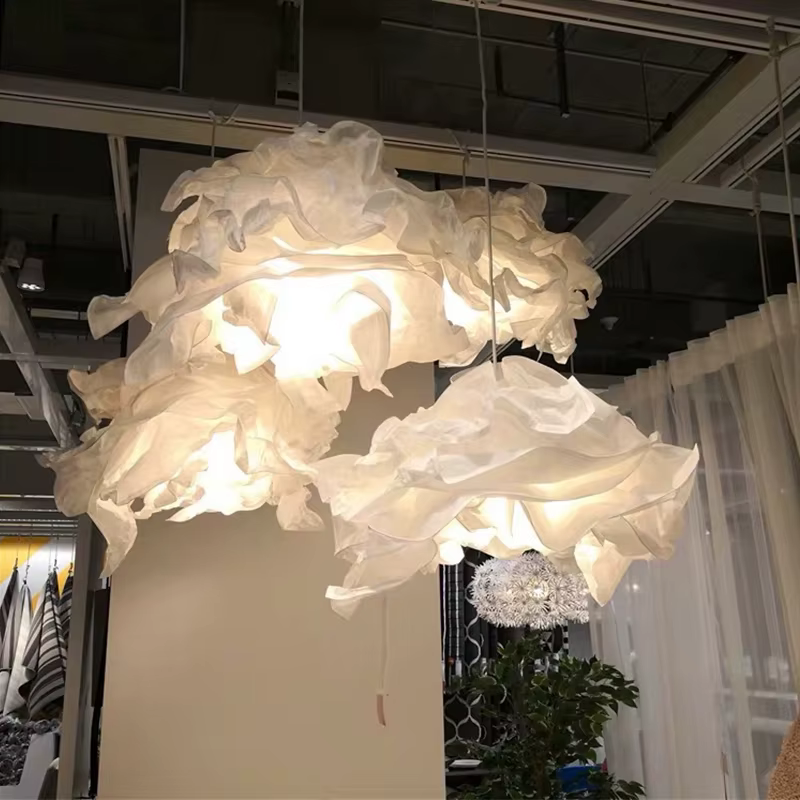 Abat-jour de plafond en forme de nuage pour salon